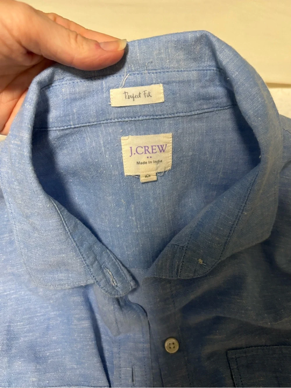 J. Crew Light Blue Casual Button-Down Shirt